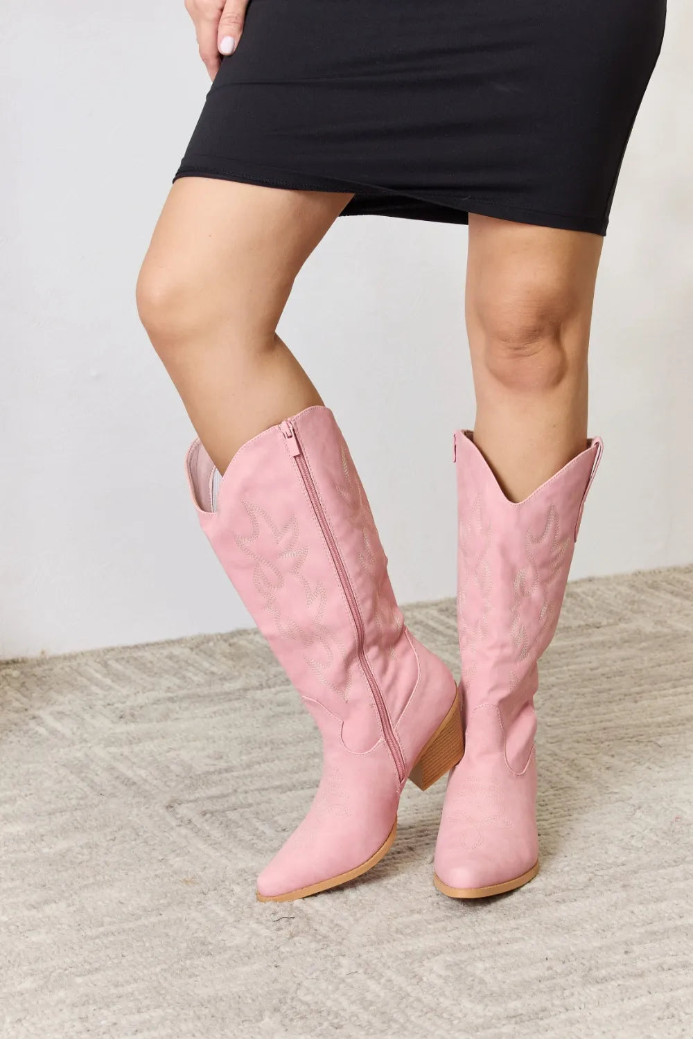 Forever Link Knee High Cowboy Boots - cas7m