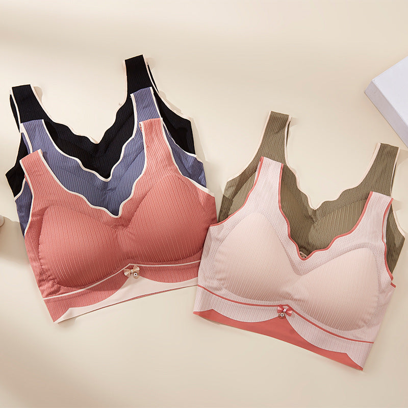 ComfortPlus Seamless Wireless Sports Sleep Bra for Women - cas7m