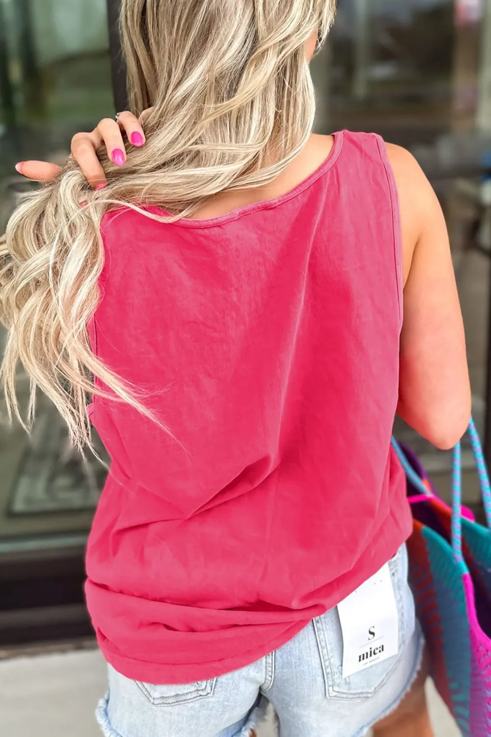 Round Neck Tank Top - cas7m