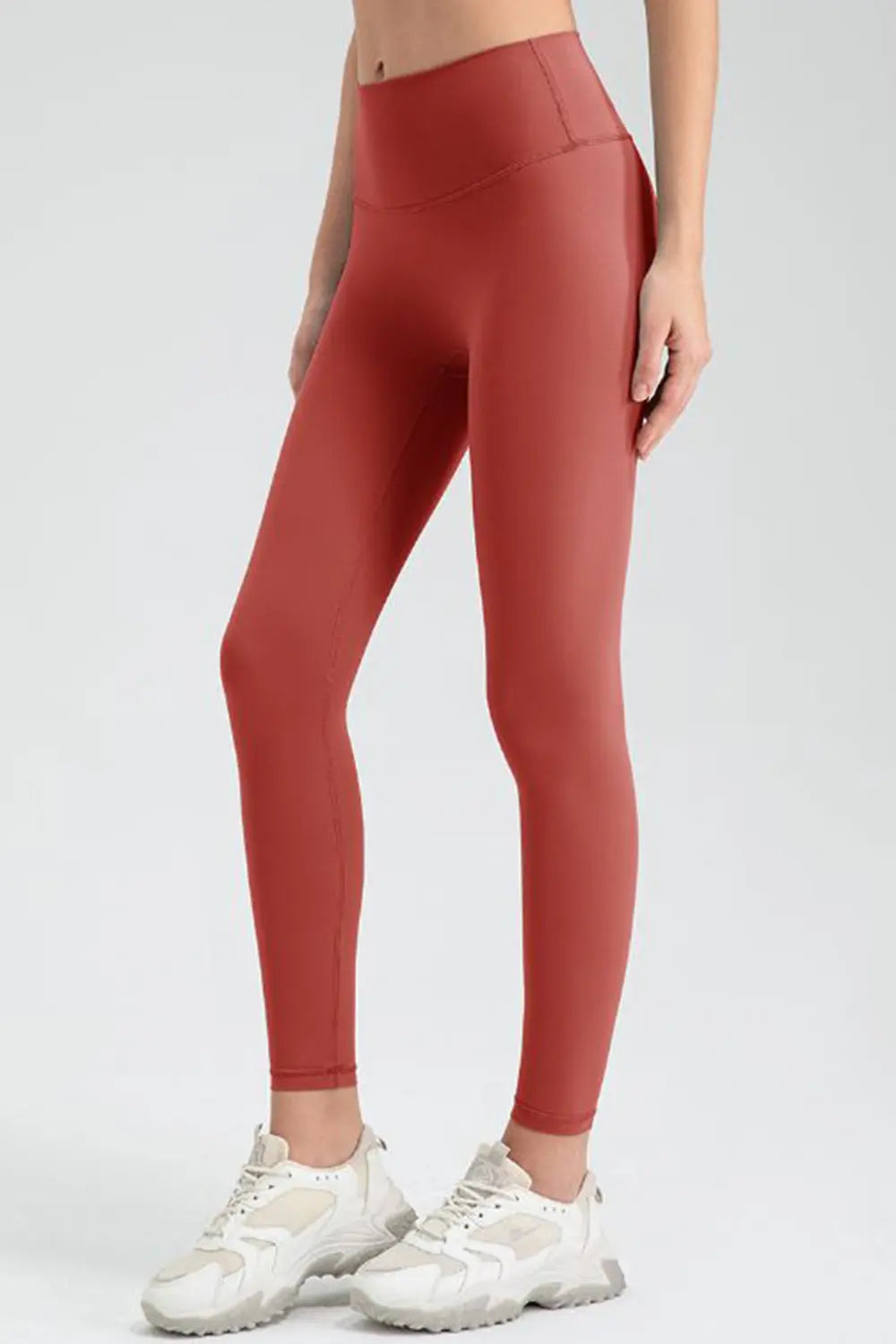 Wide Waistband Sport Leggings - cas7m
