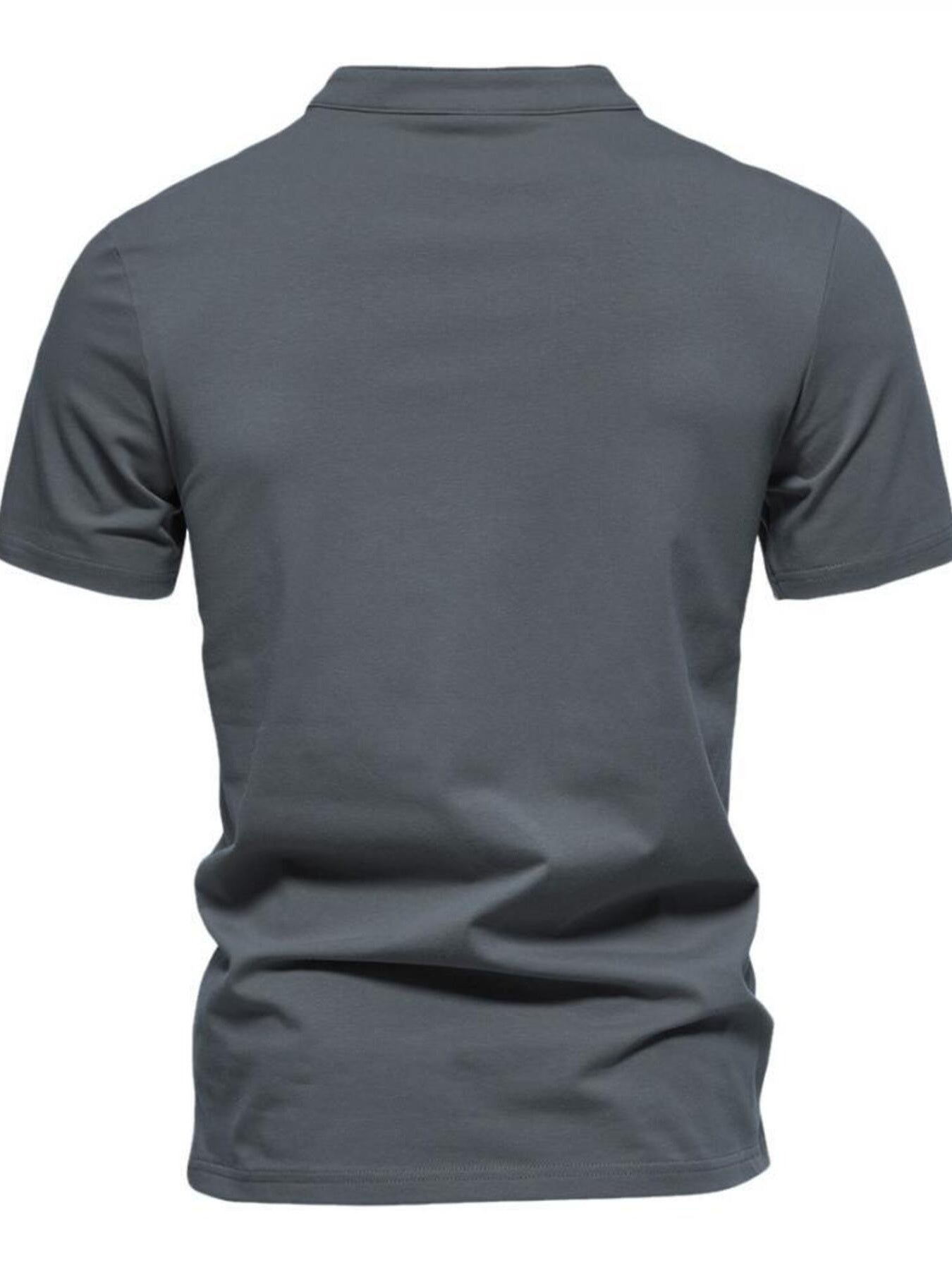 Men's Plus Size Casual Short Sleeve Slim Fit T-Shirt - cas7m