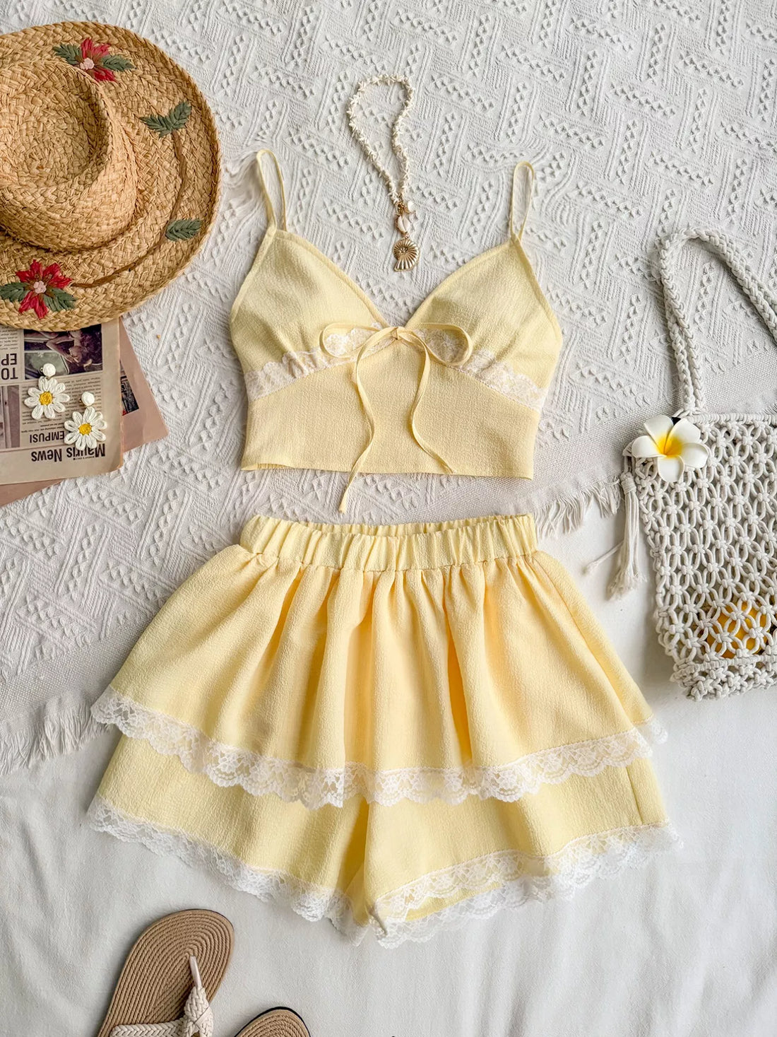 Smocked Cami and Skirt Set - cas7m