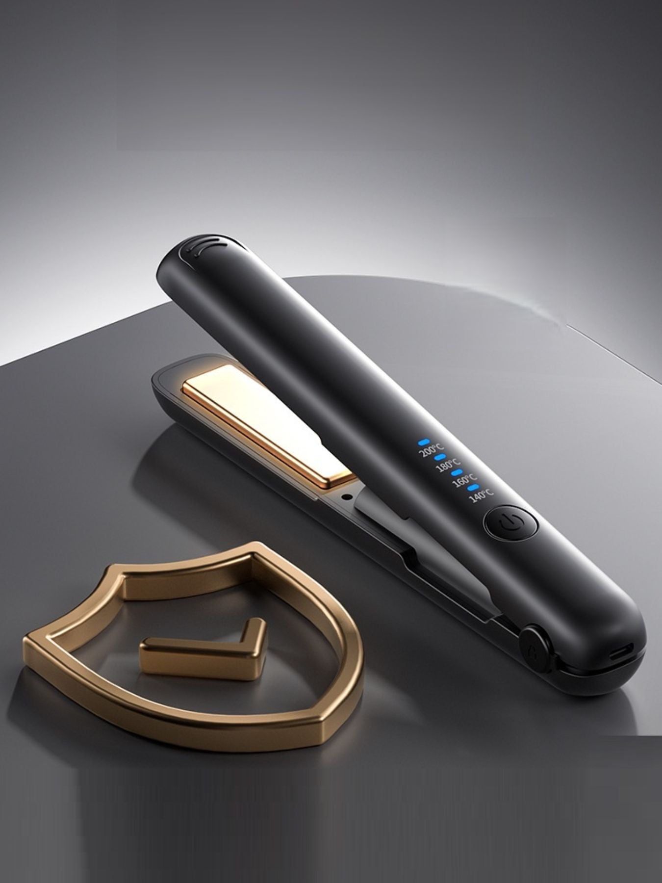 Portable Electric Hair Straightener with Anti-Scald Technology - cas7m