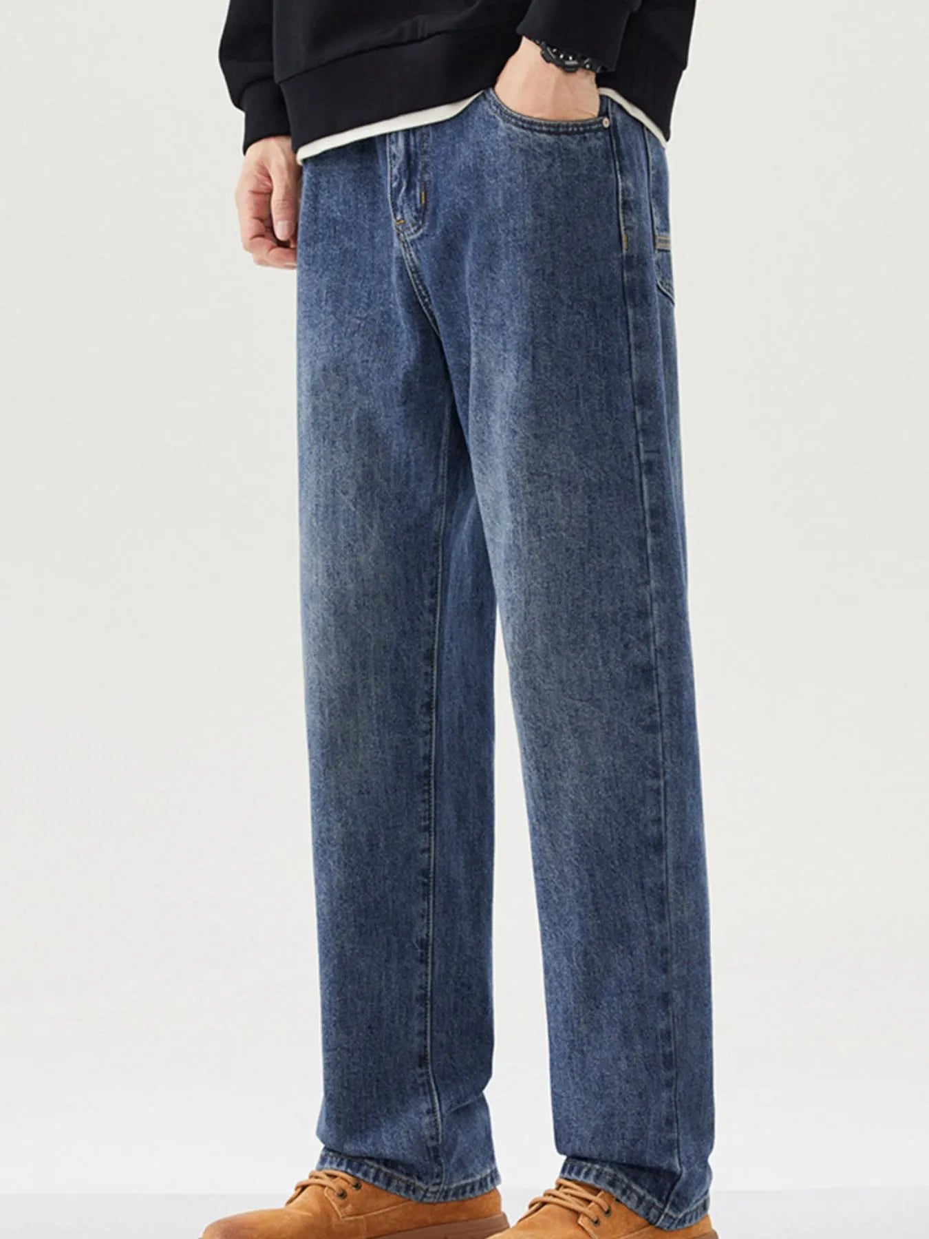 Men's Wide Leg Jeans - cas7m