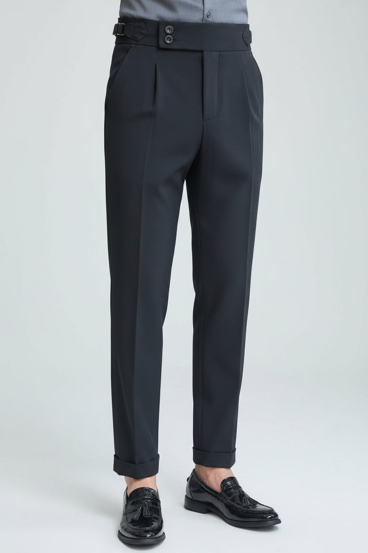 Men's Plus Size Slim Fit Ankle-Length Pants - cas7m