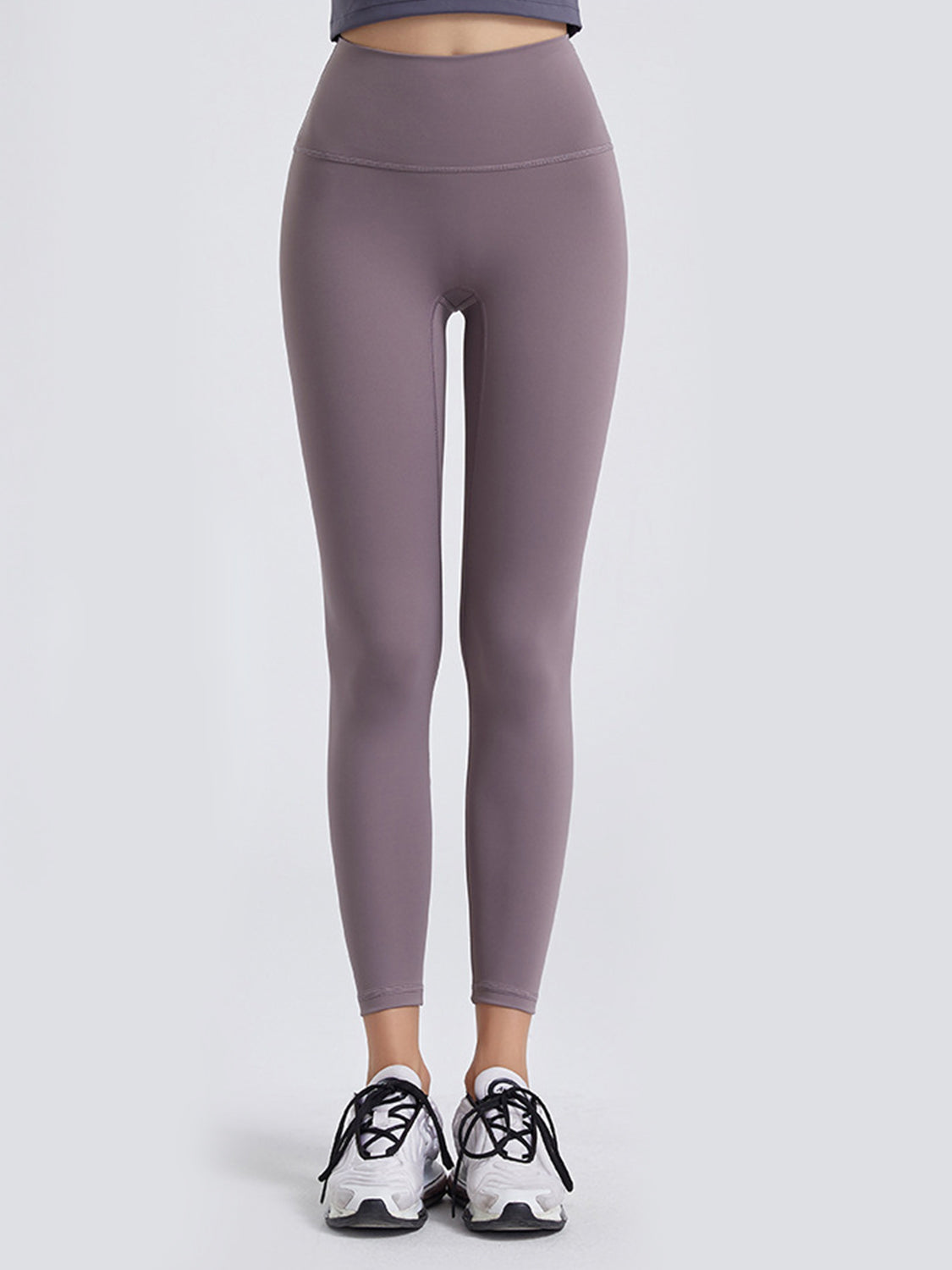 Wide Waistband Sports Leggings - cas7m