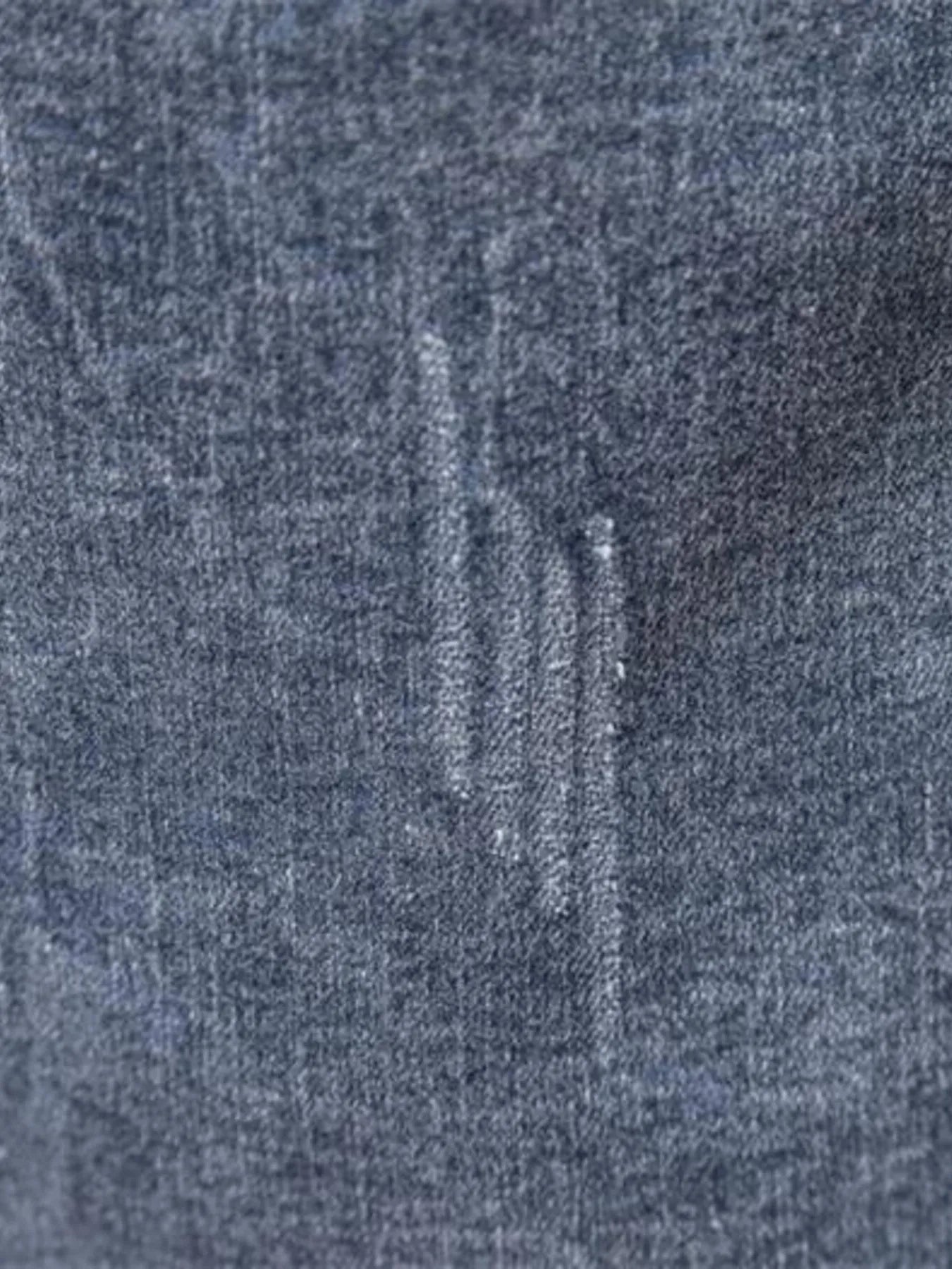 Men's Button Up Long Sleeve Denim Shirt - cas7m