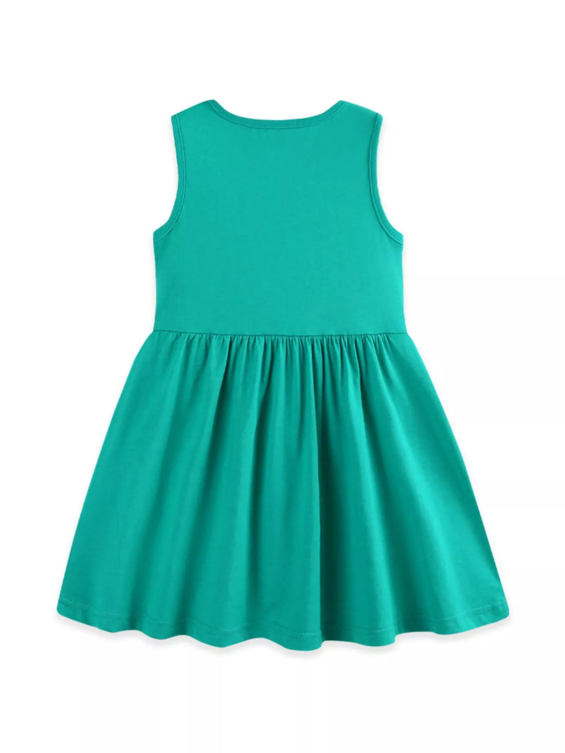 Children's Sleeveless Embroidered Casual Dress - cas7m