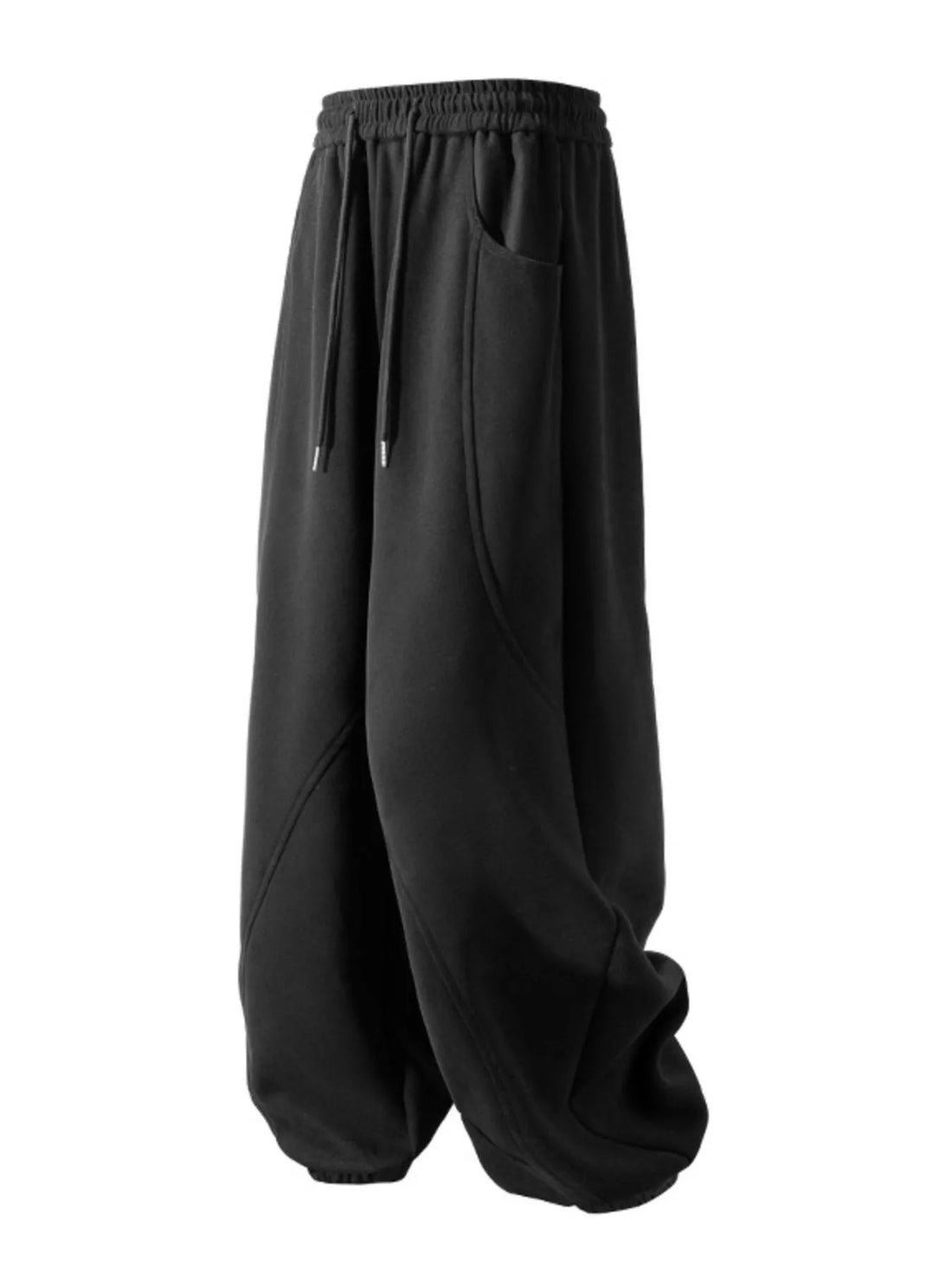 Men's Plus Size Loose Fit Drawstring Sweatpants - cas7m