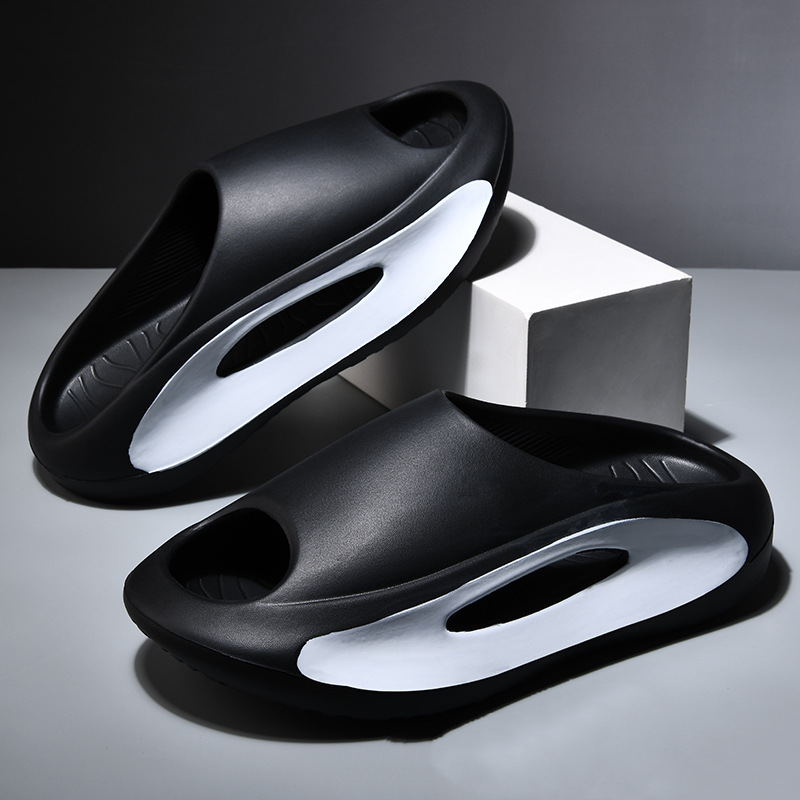 Ins Slippers Women Men Peep Toe Slipper Summer Hollow Unisex Sports Beach Shoes - cas7m