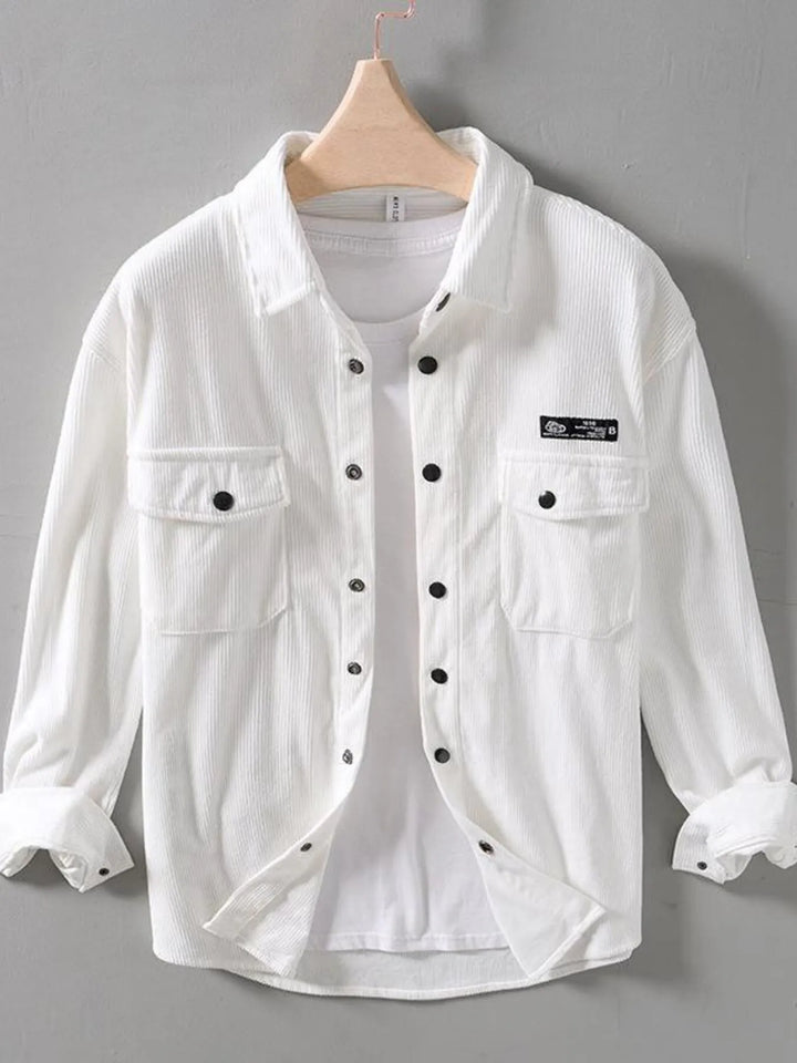 Men's Button Up Long Sleeve Shirt - cas7m