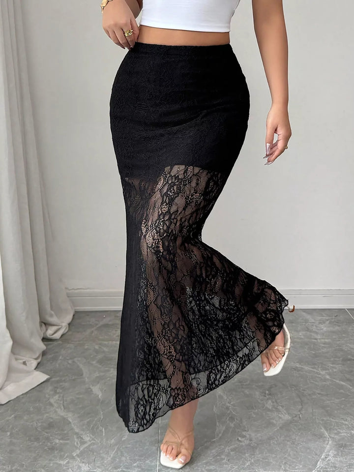Lace Maxi Skirt - cas7m