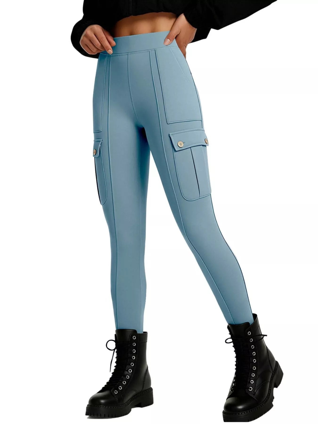 High Waist Active Pants - cas7m