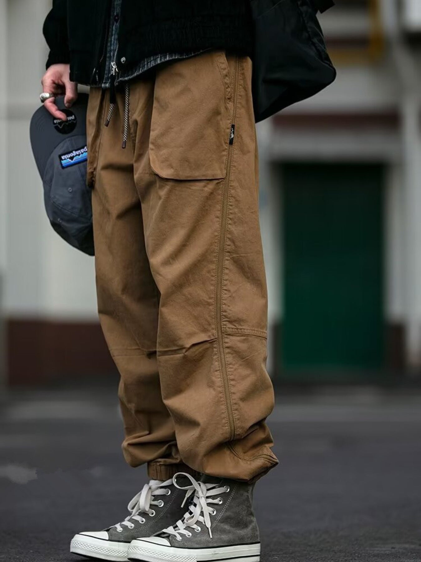Men's Plus Size Relaxed Fit Cargo Pants - cas7m