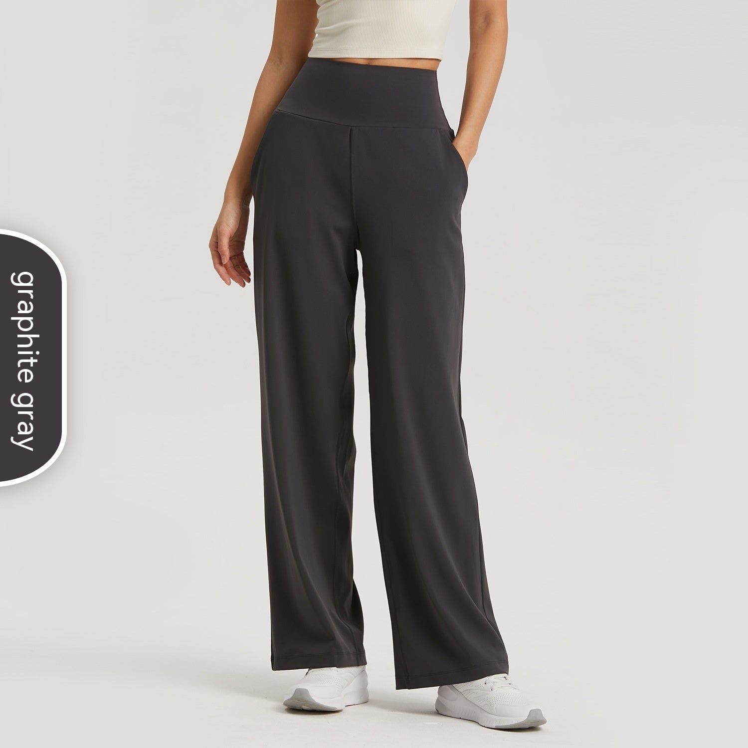 High Waist Wide-Leg Yoga Sports Pants