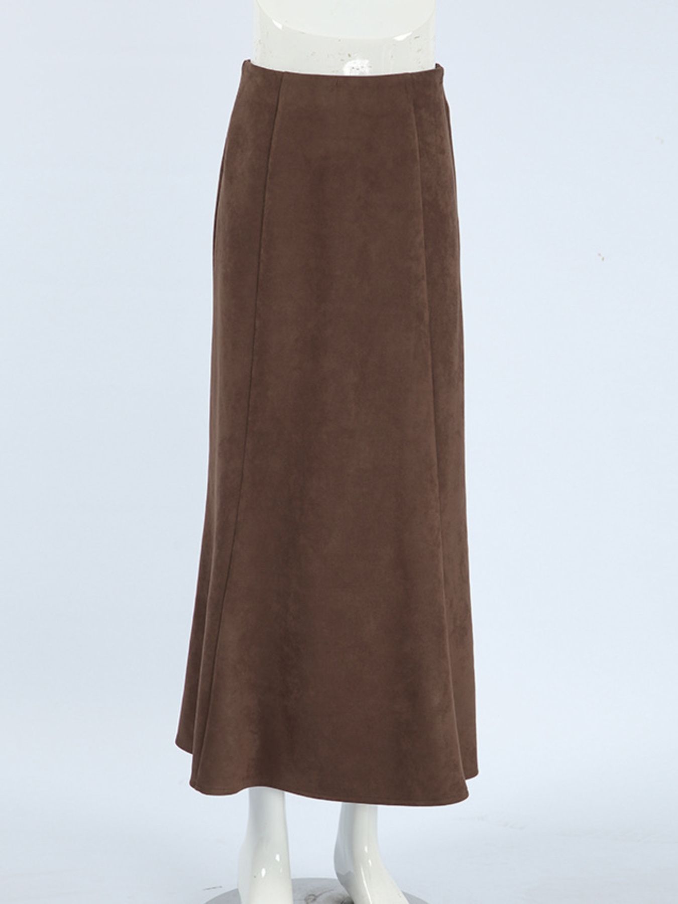 Suede Midi Skirt - cas7m