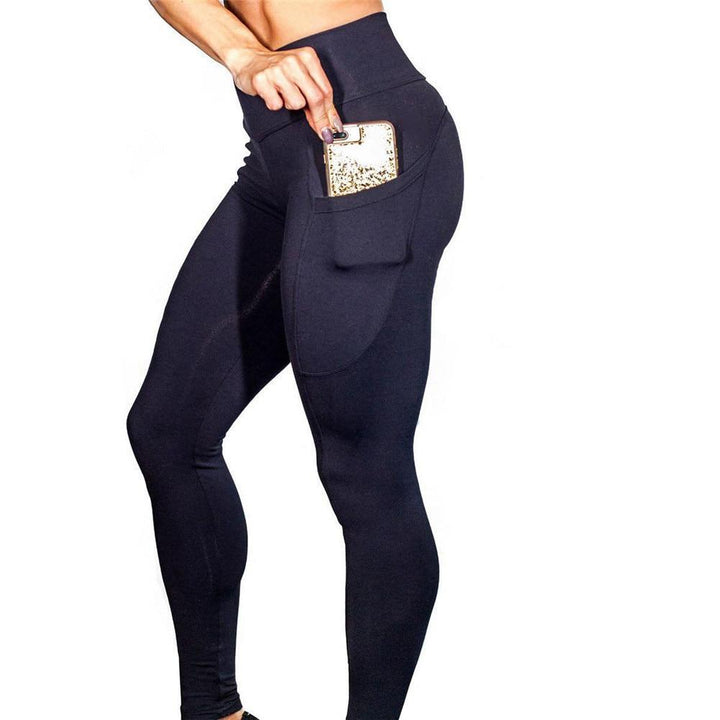 EP Sexy Push Up Black Leggings Women Fshion High Waist Workout - cas7m