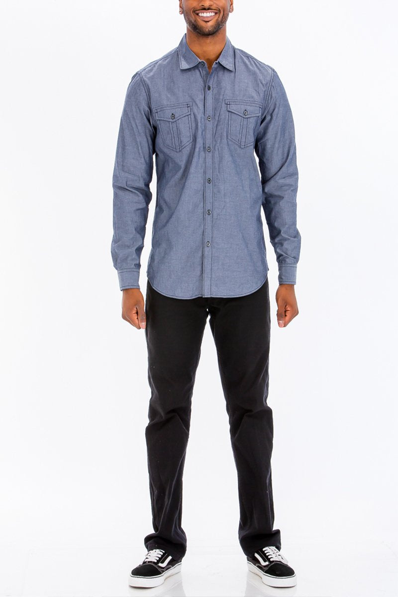 Jayden Outline Stitch Long Sleeve MWLAE20021