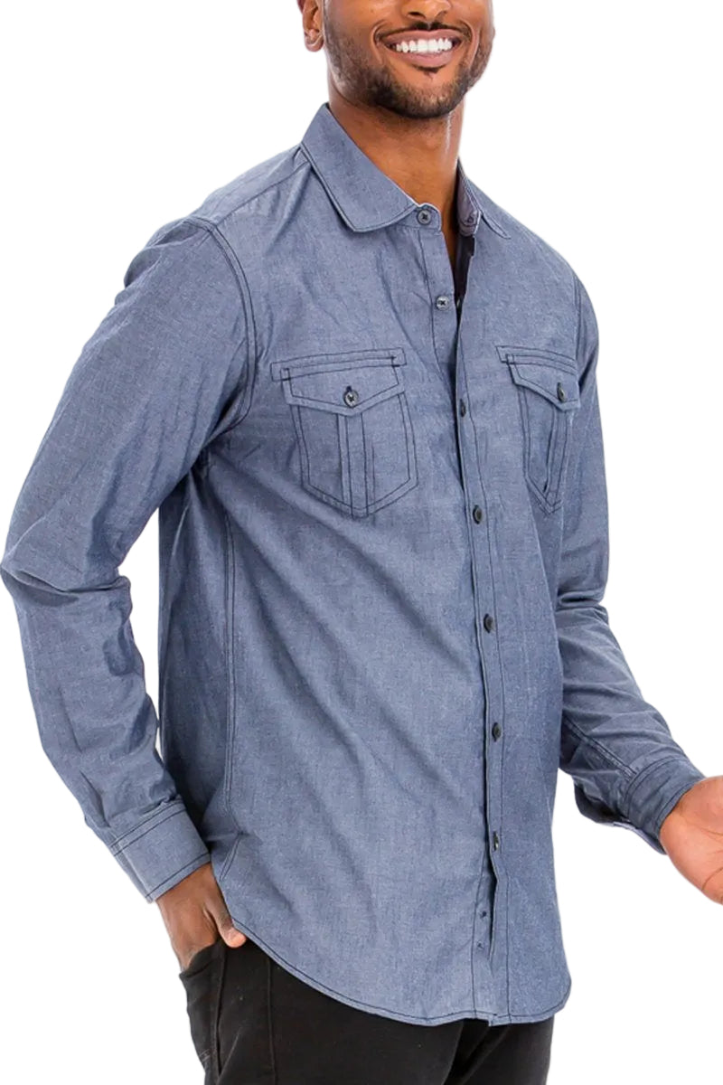 Jayden Outline Stitch Long Sleeve MWLAE20021