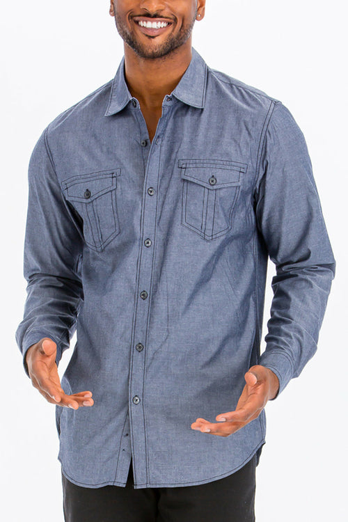 Jayden Outline Stitch Long Sleeve MWLAE20021