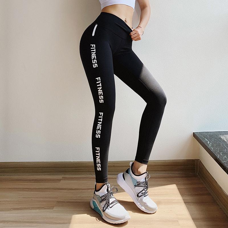 EP Pink Hip Up Fitness Pants Women 4 Way Stretchy Sport Tights legging - cas7m