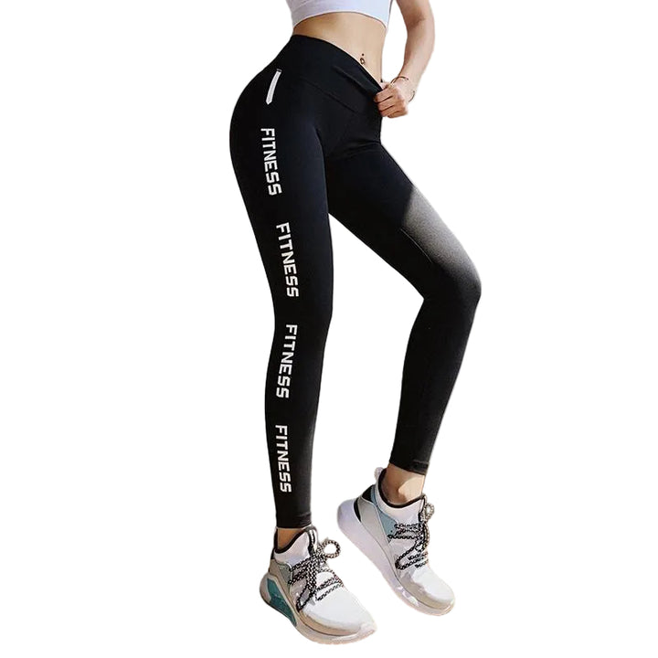 EP Pink Hip Up Fitness Pants Women 4 Way Stretchy Sport Tights legging - cas7m
