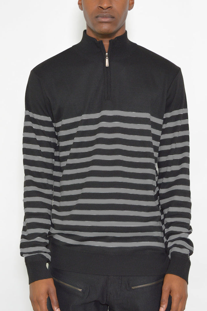 Quarter Zip Up Sweater NR2007 - cas7m