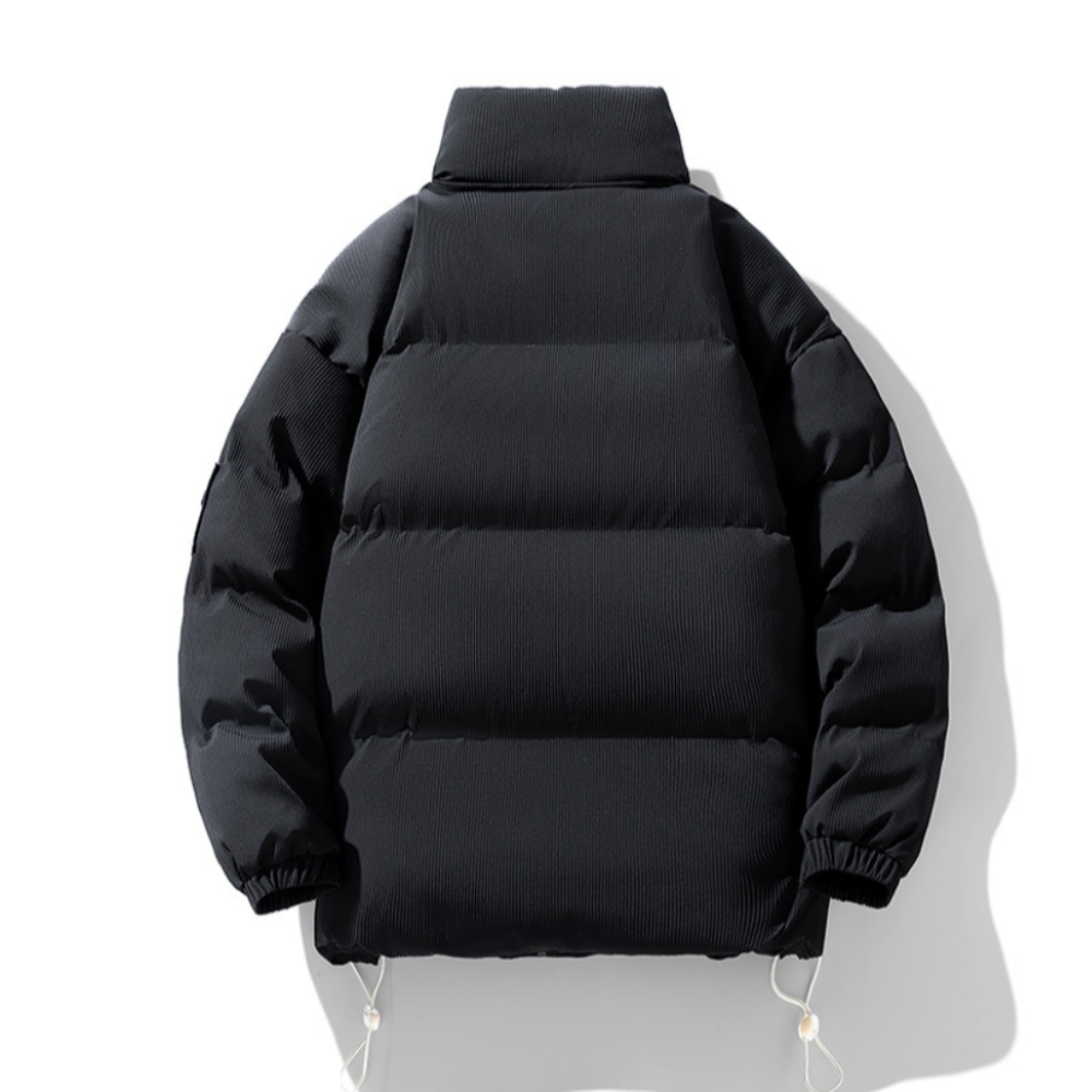 Mens Stand Collar Puffer Jacket - cas7m