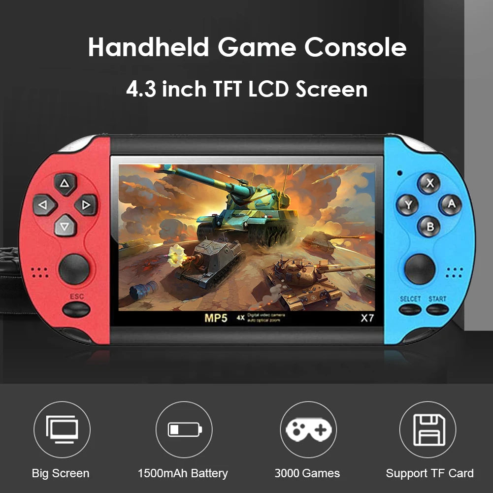 Gaming Portable Handheld Retro Video Game Console Player Portatil Mini - cas7m