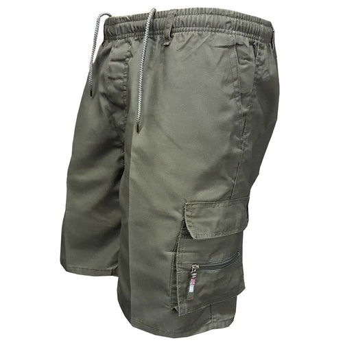 Mens Casual Summer Elastic Waist Shorts - cas7m