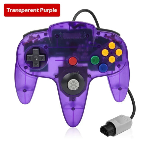 NEW Wired Gamepad for N64 Console Controller for N64 Classic Joystick - cas7m