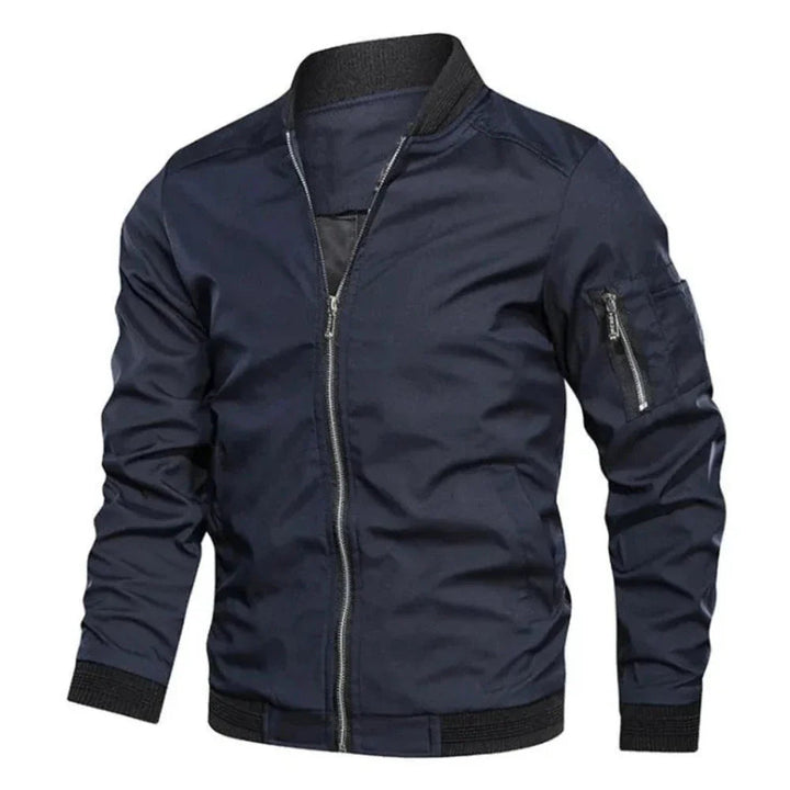 Mens Zipped Up Windbreaker Jacket - cas7m