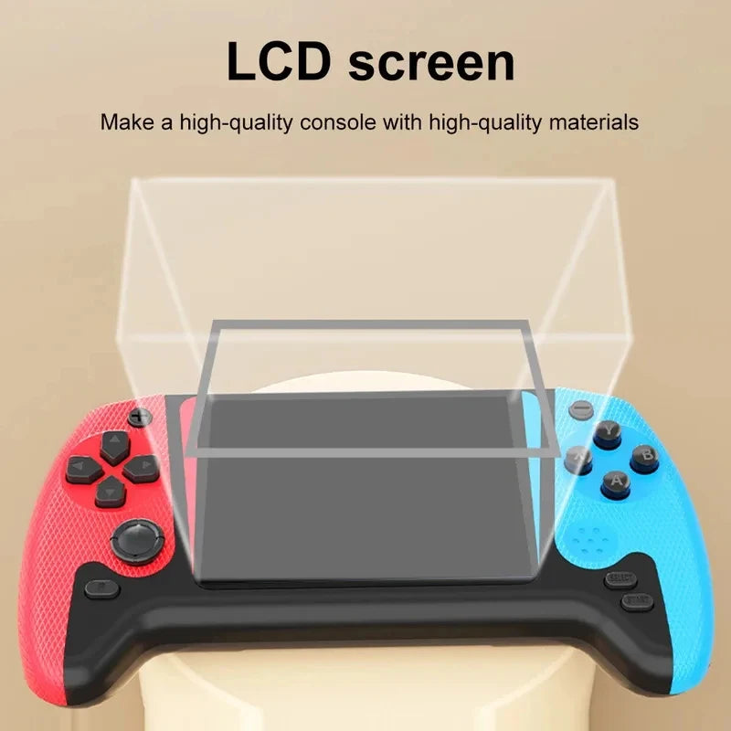 Retro Handheld Game Console 3.5inch LCD Screen Built-in 500 Games - cas7m