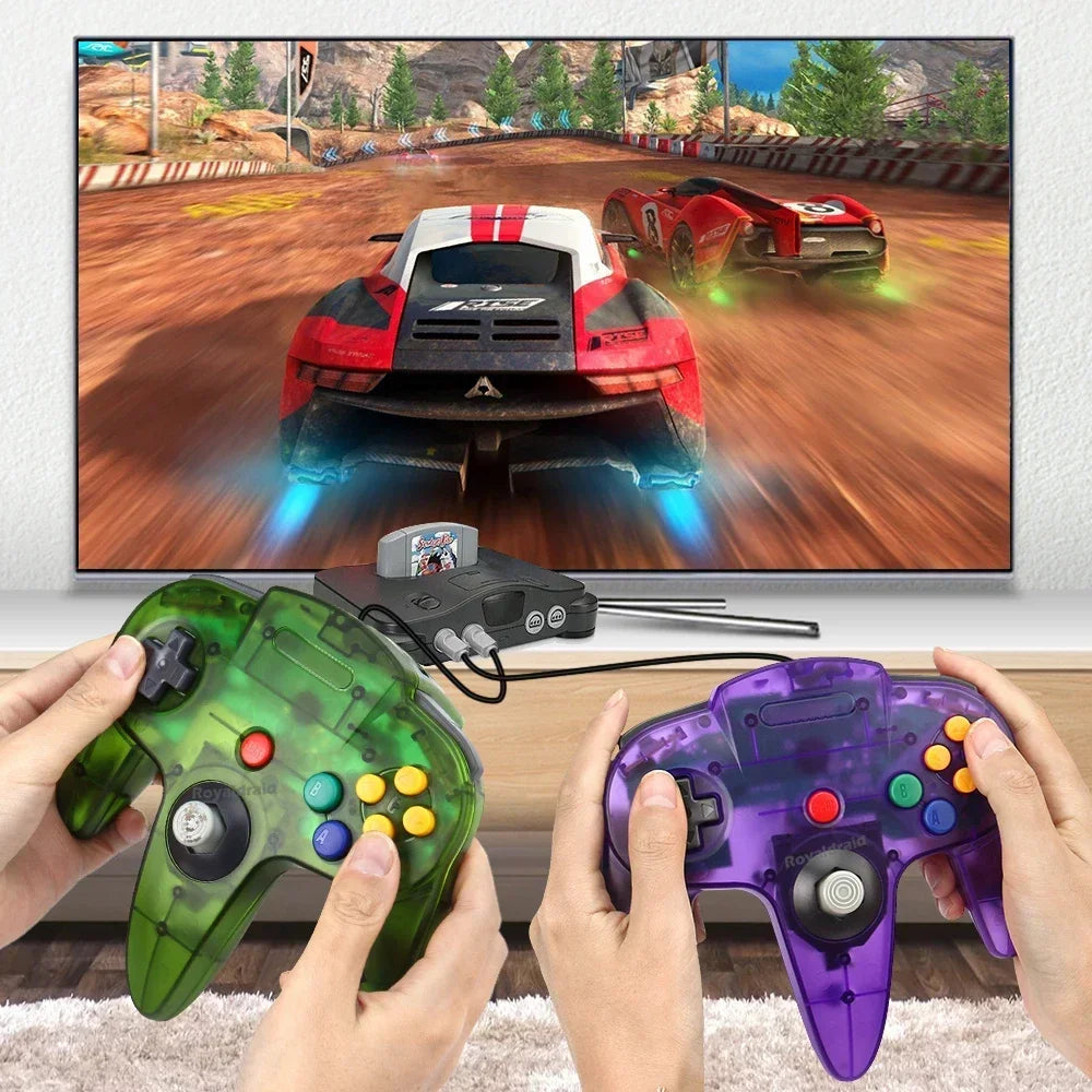 NEW Wired Gamepad for N64 Console Controller for N64 Classic Joystick - cas7m