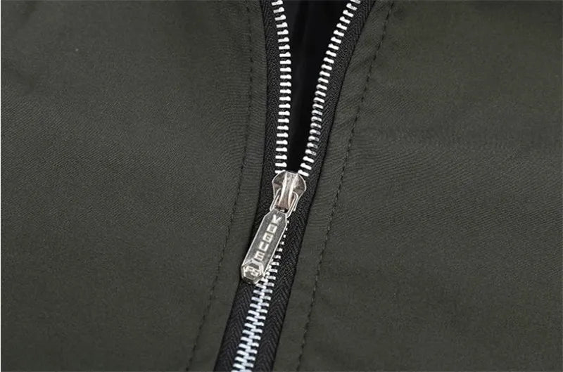 Mens Zipped Up Windbreaker Jacket - cas7m