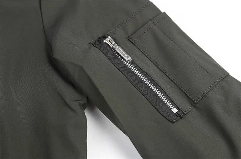 Mens Zipped Up Windbreaker Jacket - cas7m
