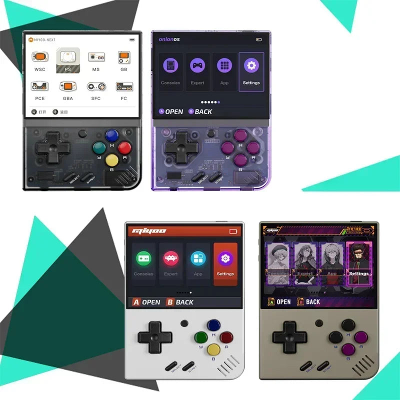 MIYOO Mini Plus Retro Pocket Emulator 3.5" OCA IPS Linux Handheld - cas7m
