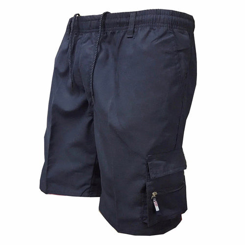 Mens Casual Summer Elastic Waist Shorts - cas7m