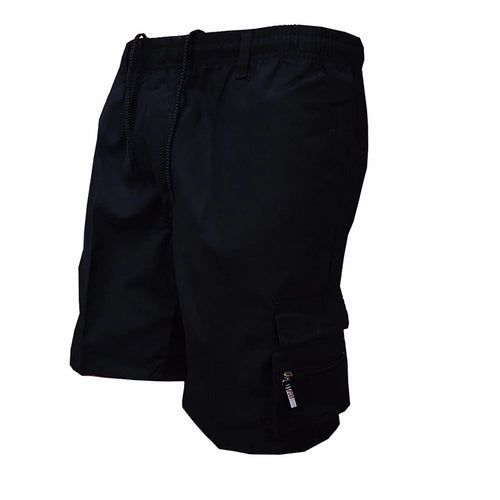 Mens Casual Summer Elastic Waist Shorts - cas7m