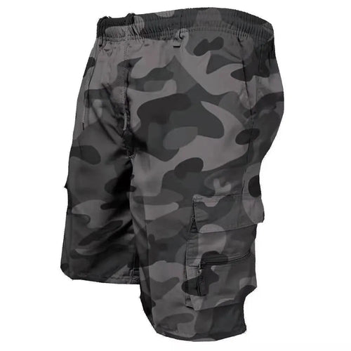 Mens Casual Summer Elastic Waist Shorts - cas7m