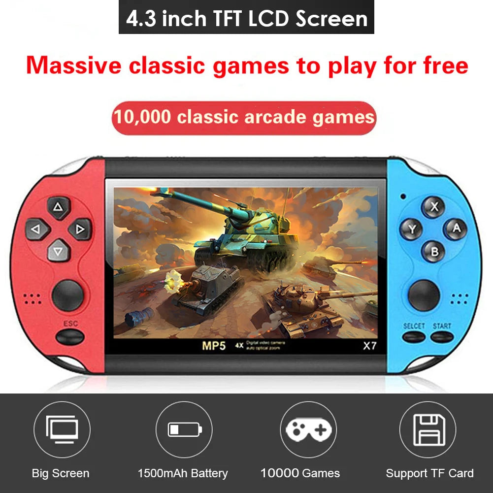 Gaming Portable Handheld Retro Video Game Console Player Portatil Mini - cas7m