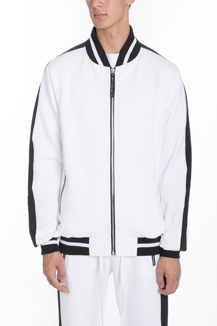 Heavy Weight Solid Track Jacket - cas7m