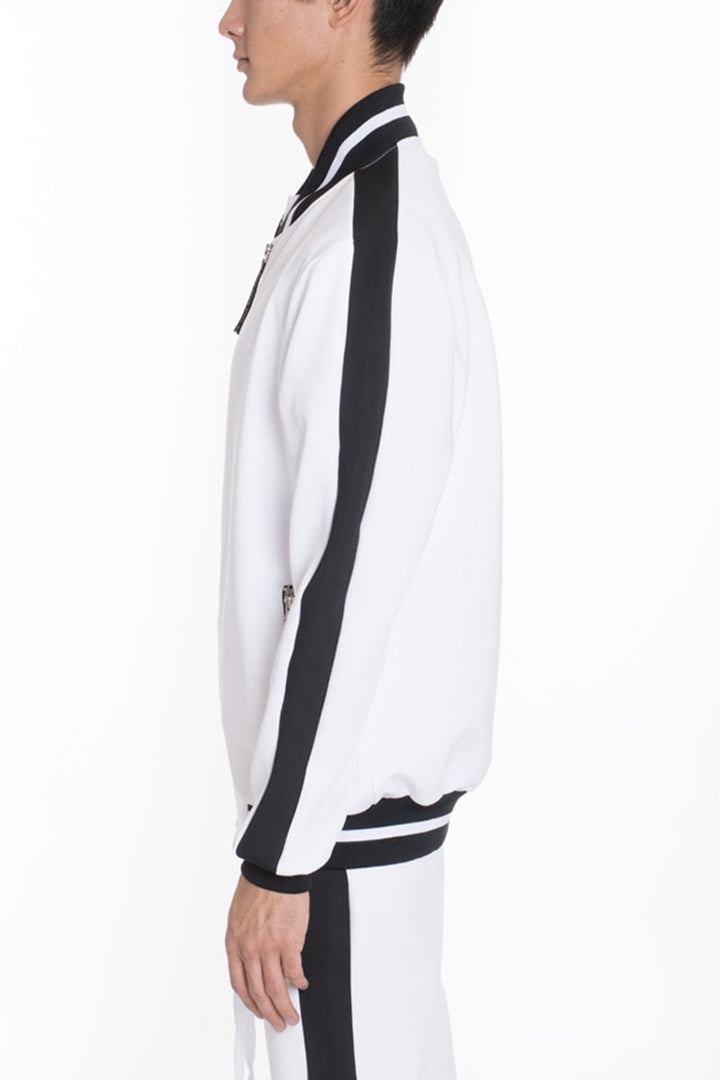 Heavy Weight Solid Track Jacket - cas7m