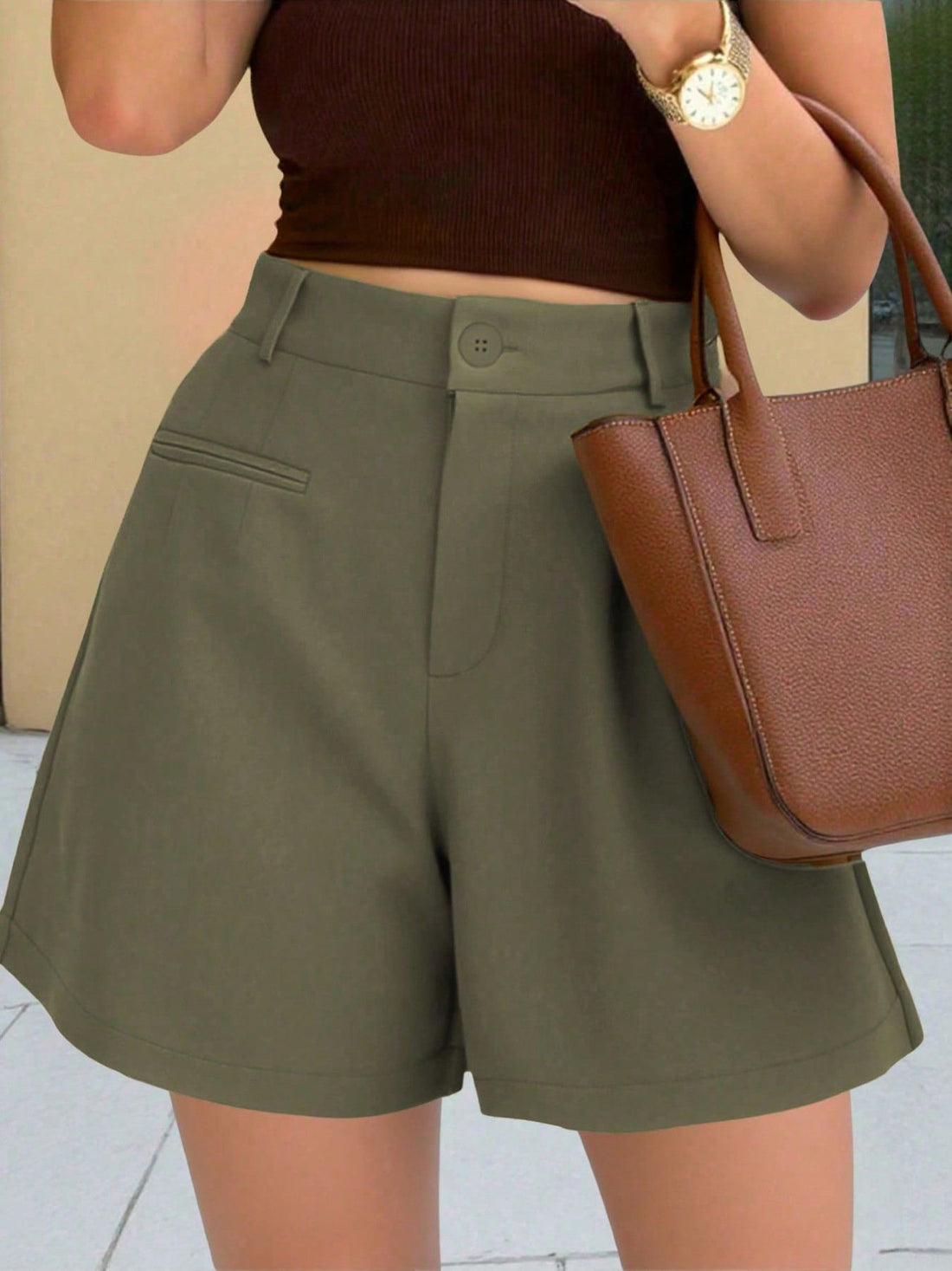 High-Waisted Shorts - cas7m
