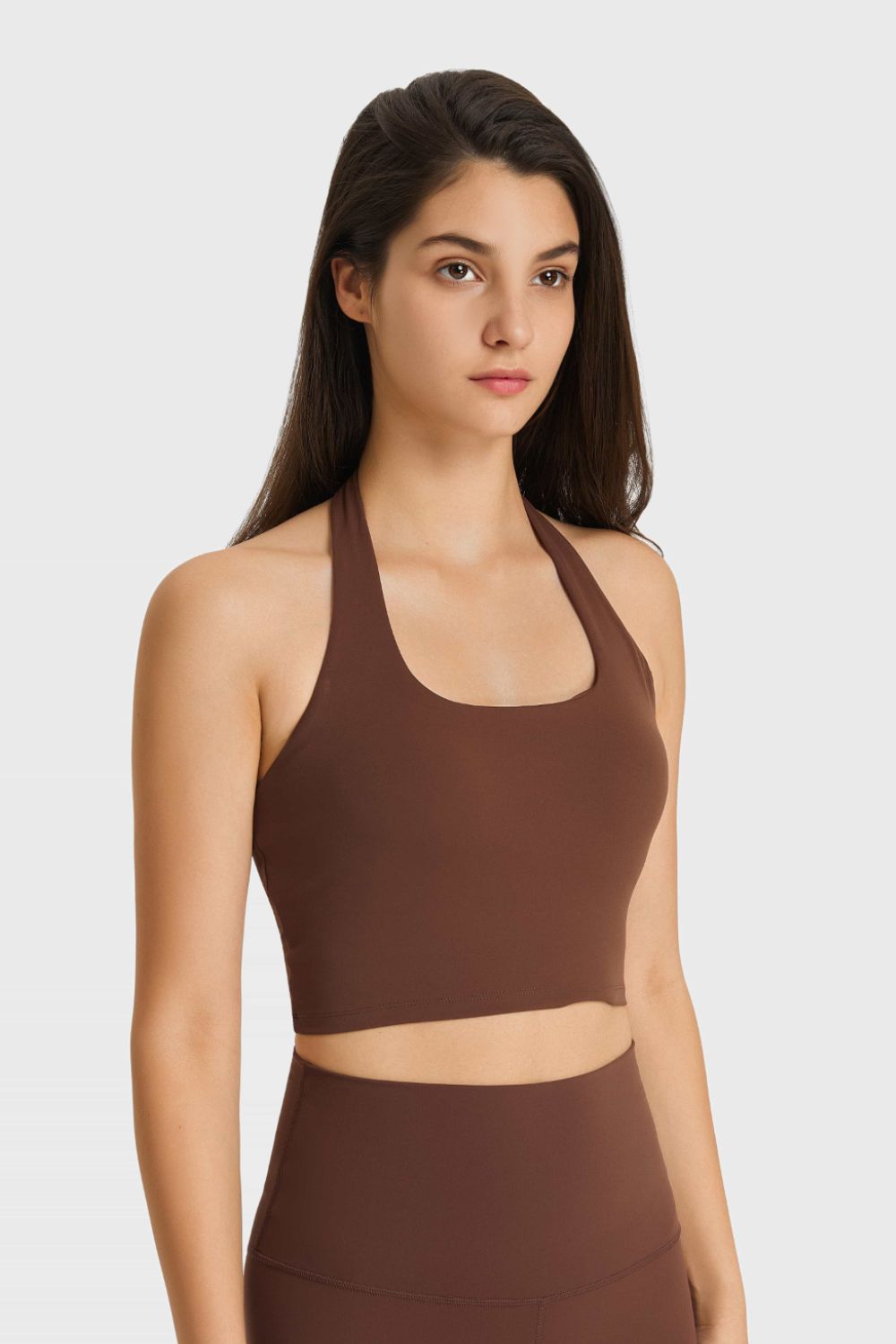 Millennia Breathable Halter Neck Sports Bra - cas7m