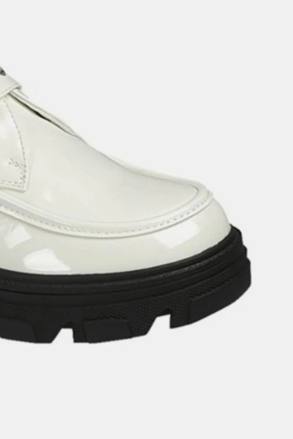 Forever Link Buckled Platform Lug Sole Loafers - cas7m