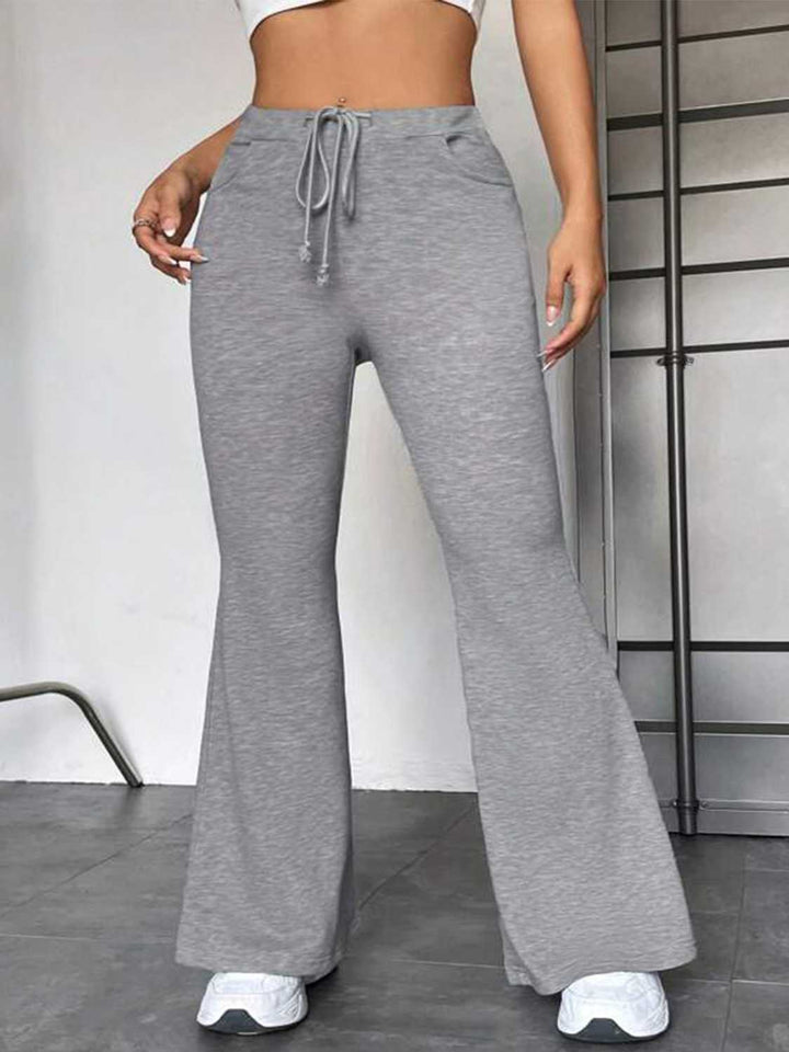 Drawstring Sweatpants with Pockets - cas7m