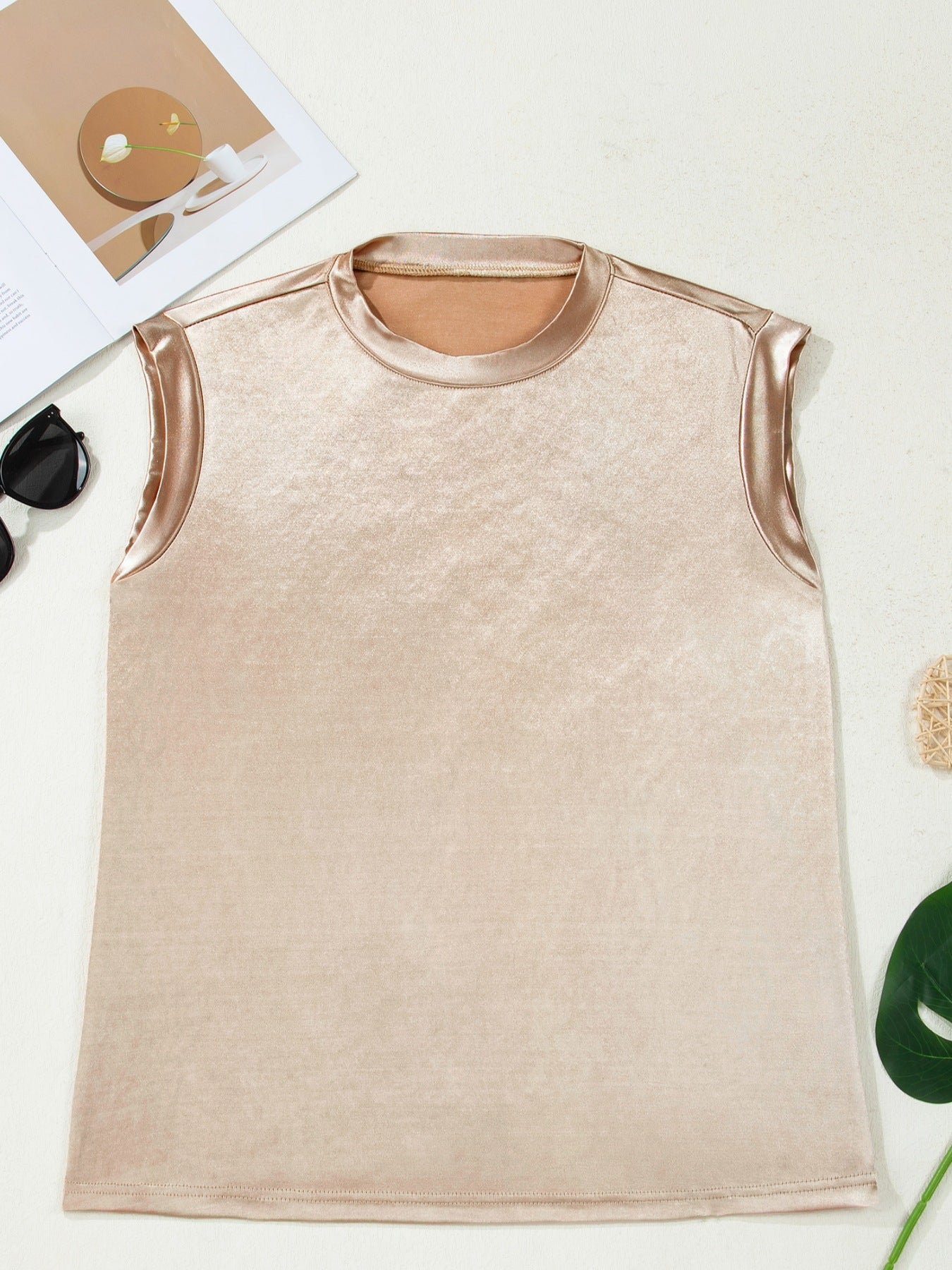 Round Neck Tank Top - cas7m