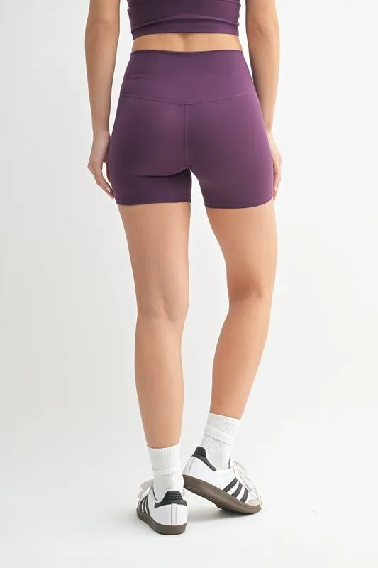 MONO B Venice Cloud Light Contour Biker Shorts - cas7m