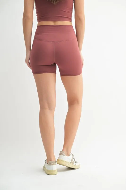 MONO B Venice Cloud Light Contour Biker Shorts - cas7m